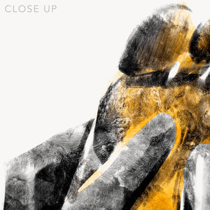 Zoom in on a digital design depicting a foot massage. Toes and fingers in a realistic carbon style.