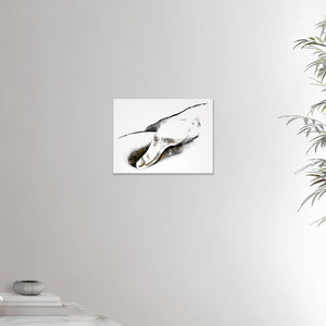 12x16 inches canvas depicting a massage hitting a trigger point. Made in a realistic carbon style. From the Healing Hands collection.