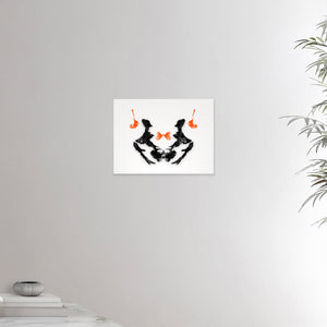 12x16 inches canvas depicting the third Rorscharch drawing. Perfect for psychotherapists. From the Rorscharch collection.