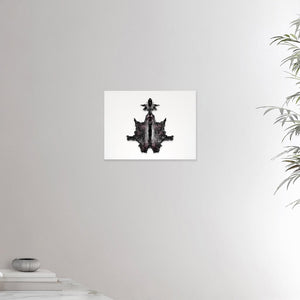 12x16 inches canvas depicting the sixth Rorscharch drawing. Perfect for psychotherapists. From the Rorscharch collection.