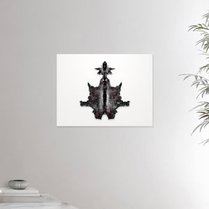 18x24 inches canvas depicting the sixth Rorscharch drawing. Perfect for psychotherapists. From the Rorscharch collection.