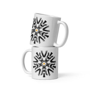 Mandala - White Glossy Mug