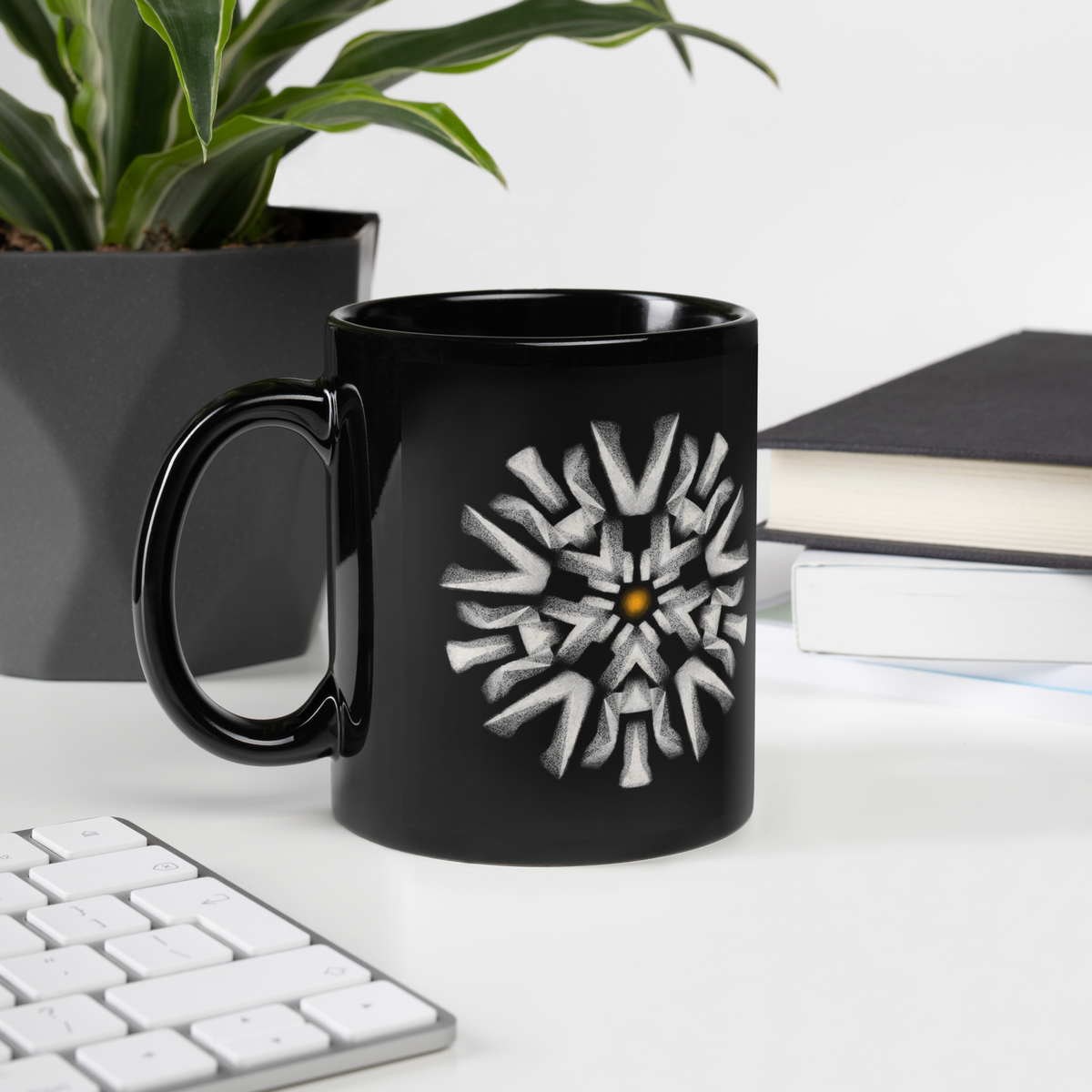 Black Glossy Mug