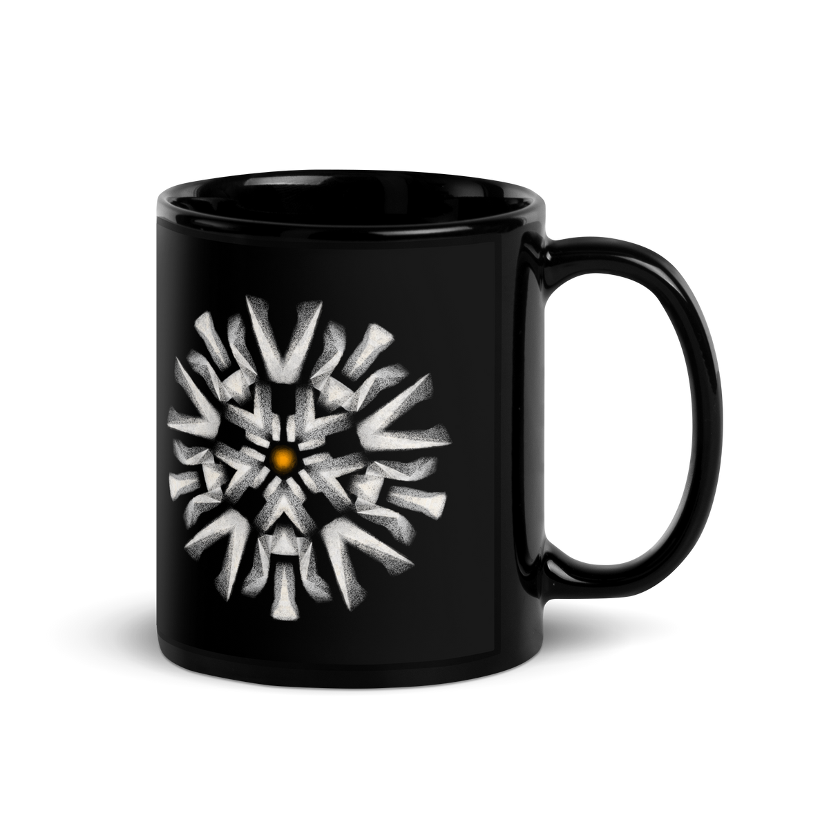 Black Glossy Mug