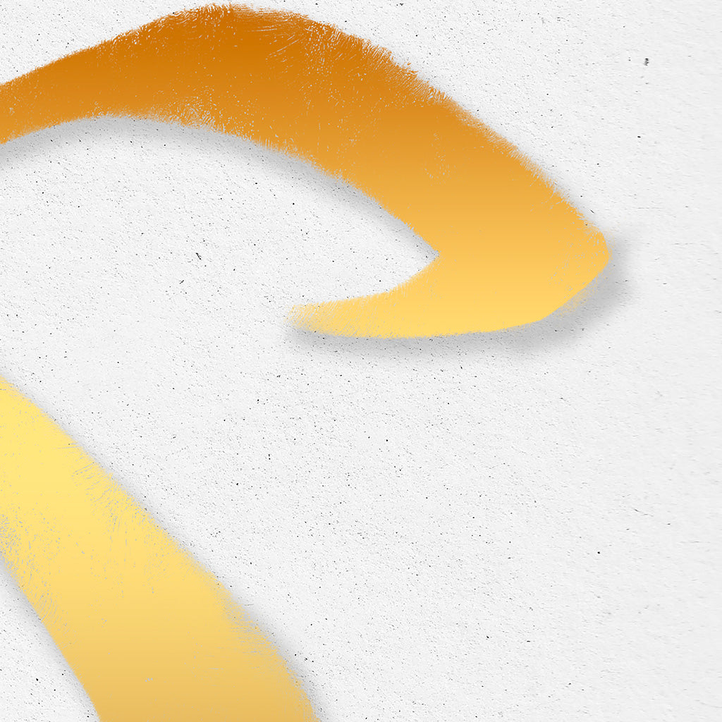 Breathe - Lime Wall Gold