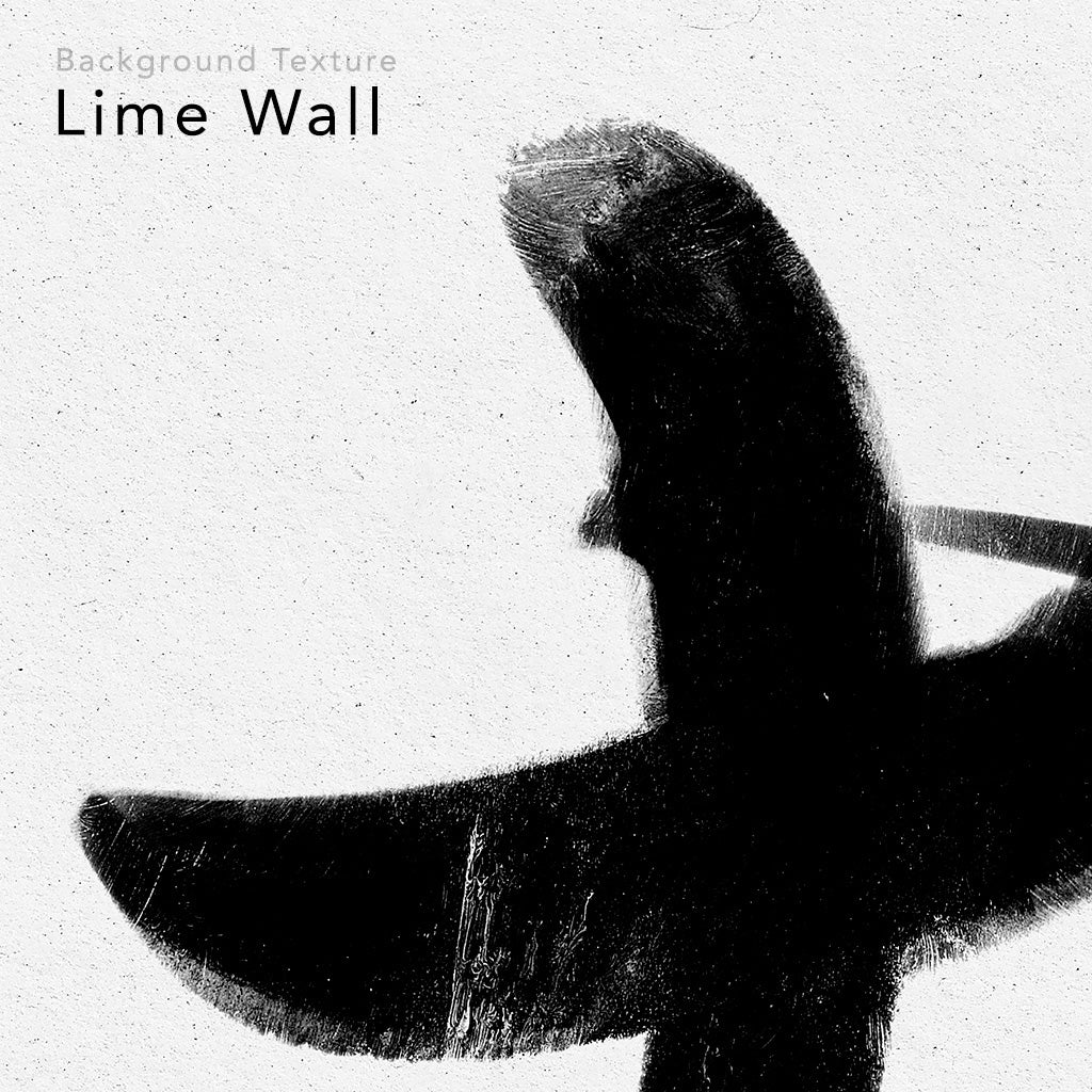 Zoom in on a kanji symbol digital design. Drawn with black ink on a lime wall background.