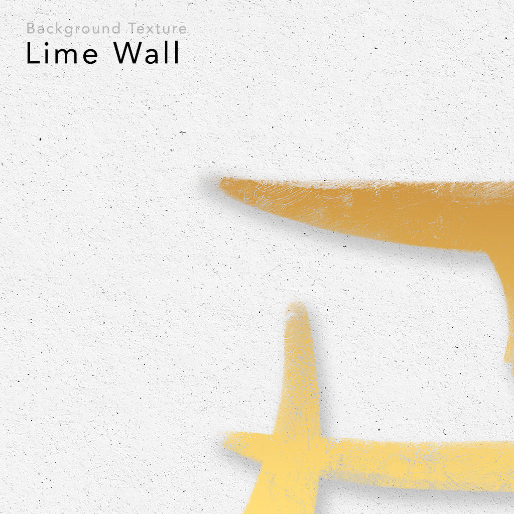 Zoom in on a digital desing depicting the kanji symbol of Love. Gold ink on a lime wall background. From the Kanji collection.