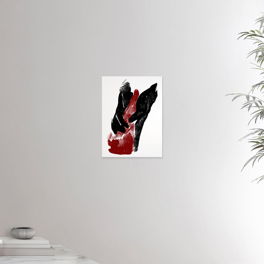 12x16 inches canvas depicting a foot massage with two hands massaging one foot. This reflexology design is made in a realistic carbon style. From the Healing Hands collection.