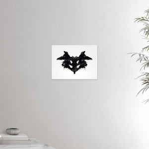 12x16 inches canvas depicting a Rorscharch drawing. Perfect for psychotherapists. From the Rorscharch  collection.