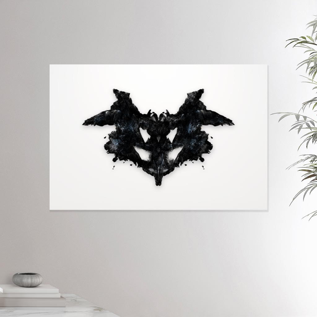 24x36 inches canvas depicting a Rorscharch drawing. Perfect for psychotherapists. From the Rorscharch collection.