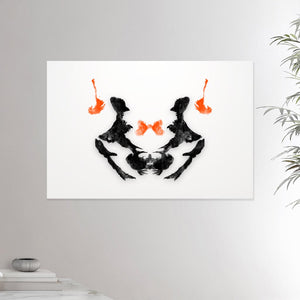 24x36 inches canvas depicting the third Rorscharch drawing. Perfect for psychotherapists. From the Rorscharch collection.