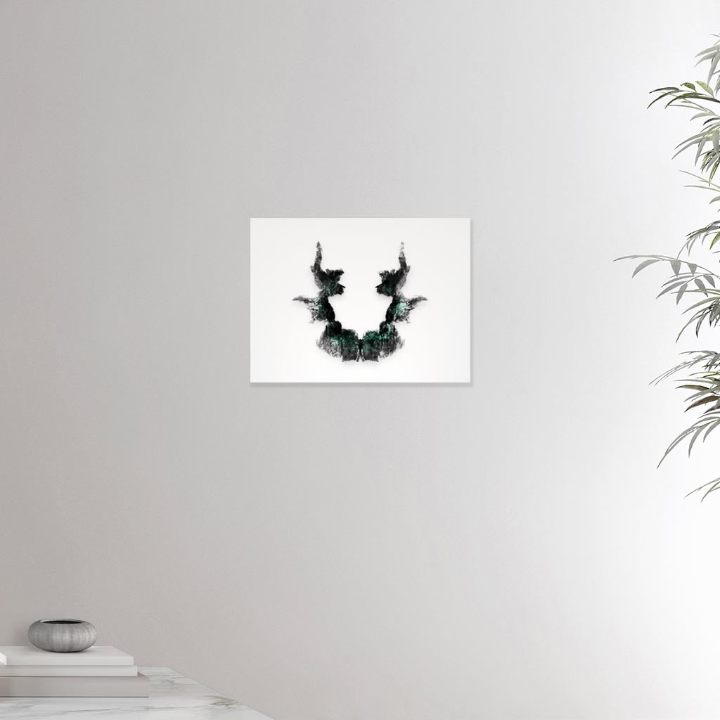 12x16 inches canvas depicting the seventh Rorscharch drawing. Perfect for psychotherapists. From the Rorscharch collection.