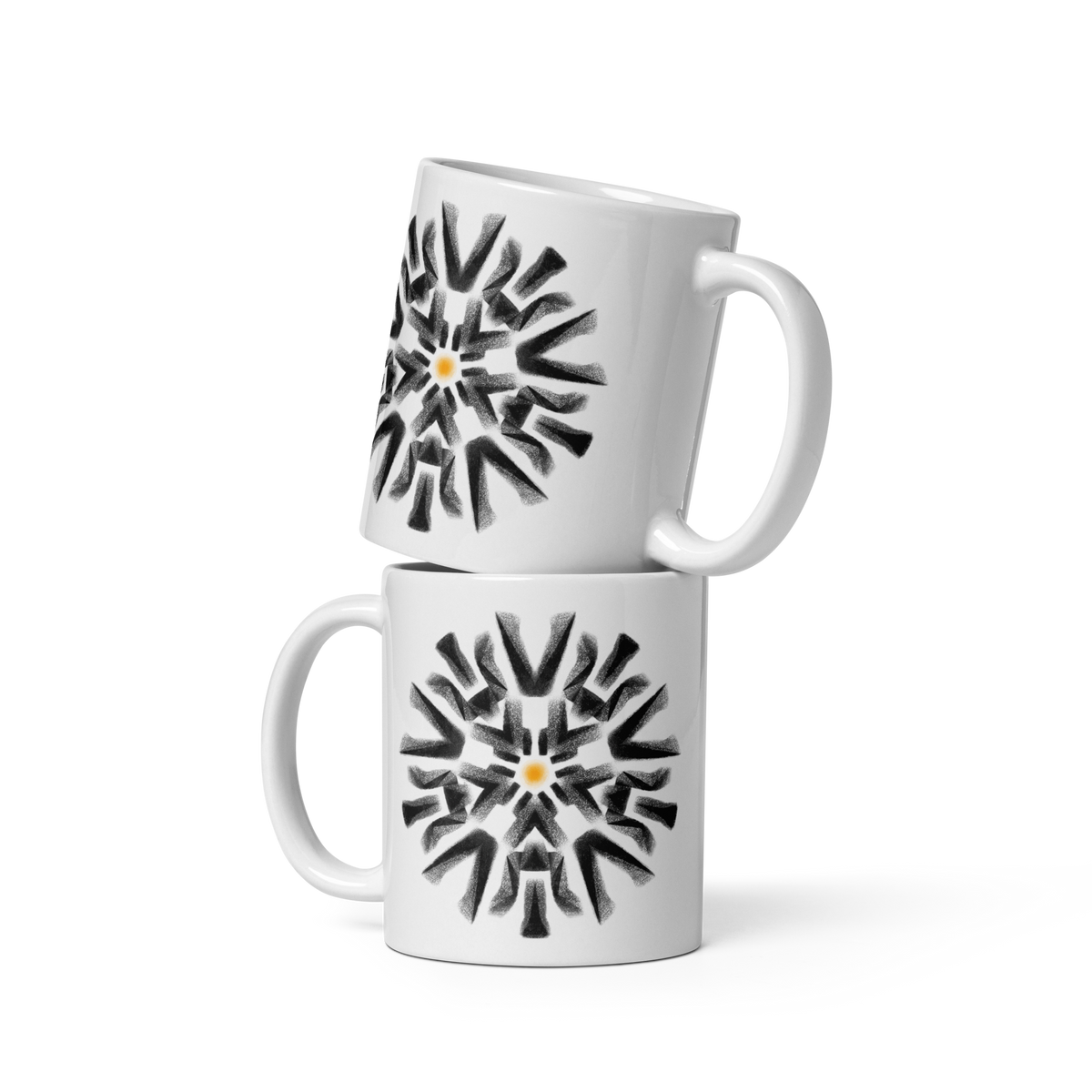 Mandala - White Glossy Mug